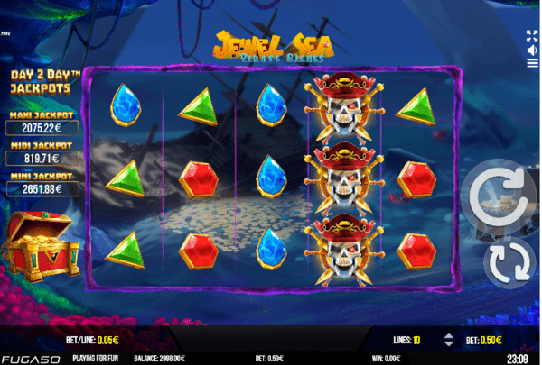 Jewel Sea Pirate Riches game
